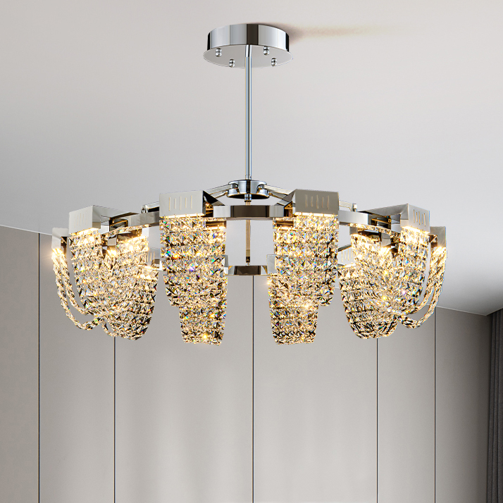 Потолочная люстра ALVARIN D80 Chrome by ImperiumLoft