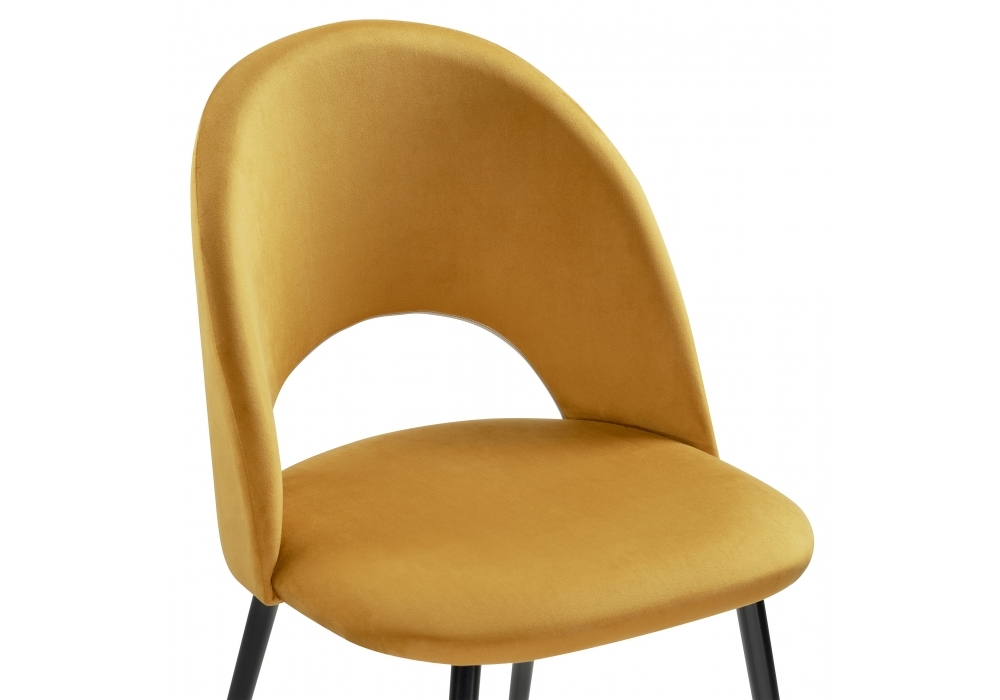 Стул Woodville Ирре confetti chai tea / черный глянец 464201