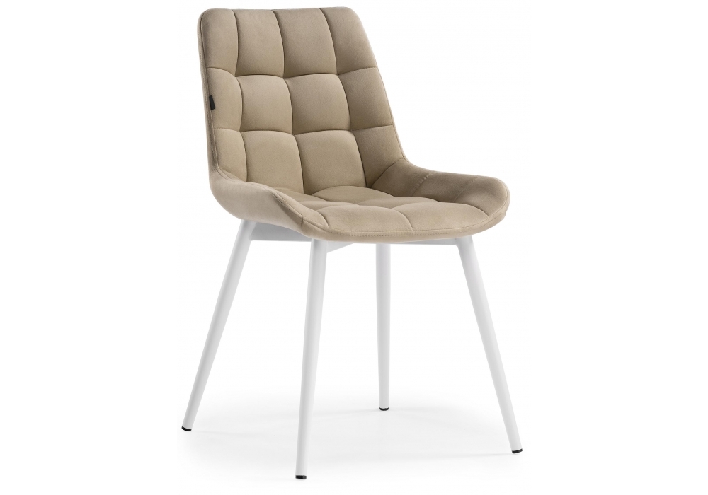 Стул Woodville Алст белый / velutto 05 462121