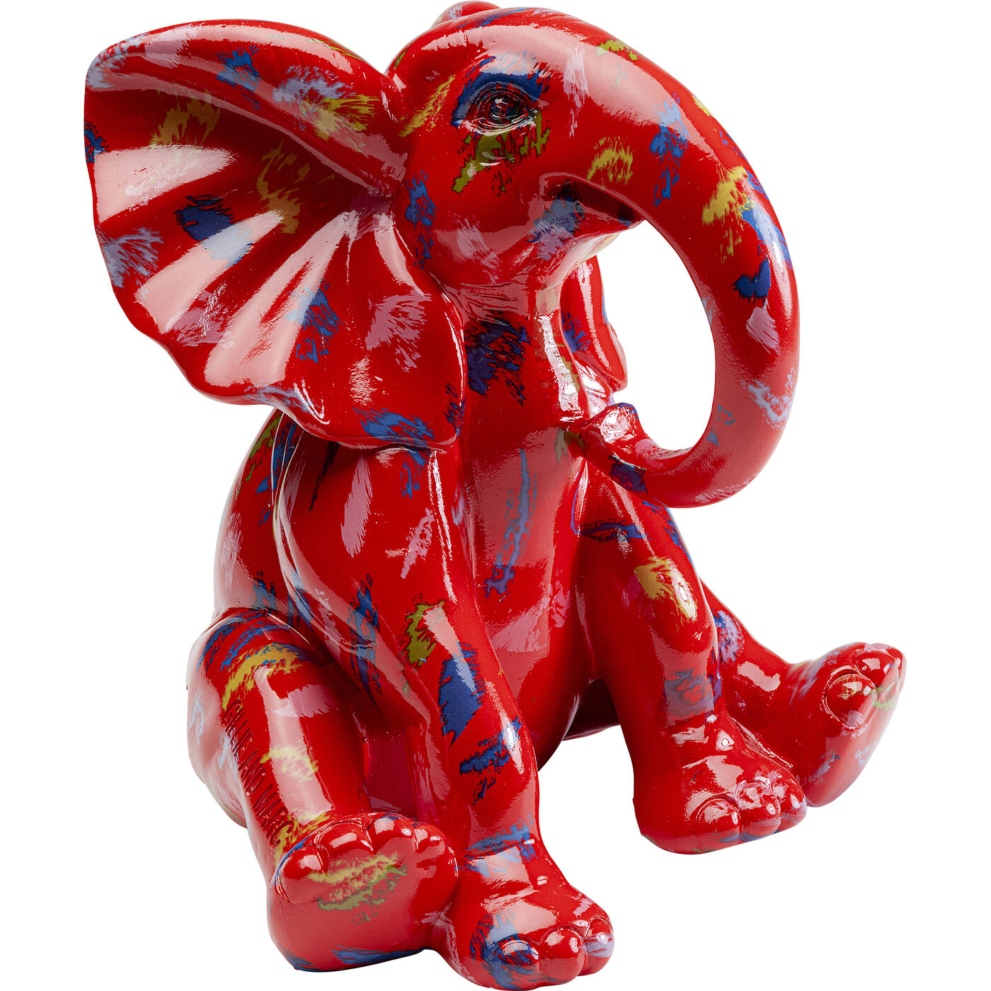 Фигура декоративная Elephant Dots Red 18 см KARE 56174