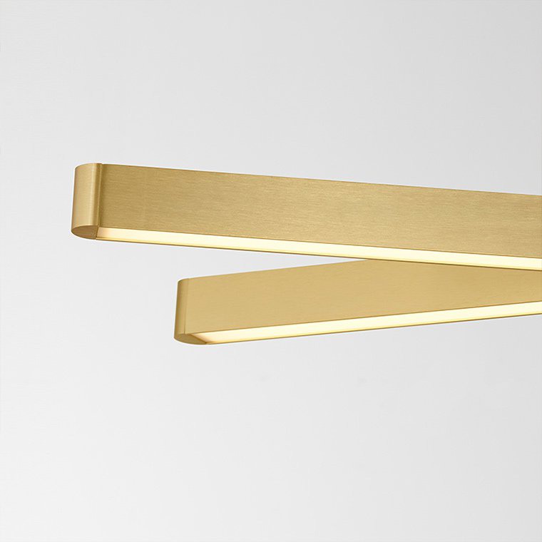 Подвесная люстра CROSS A Золото, Черный by ImperiumLoft