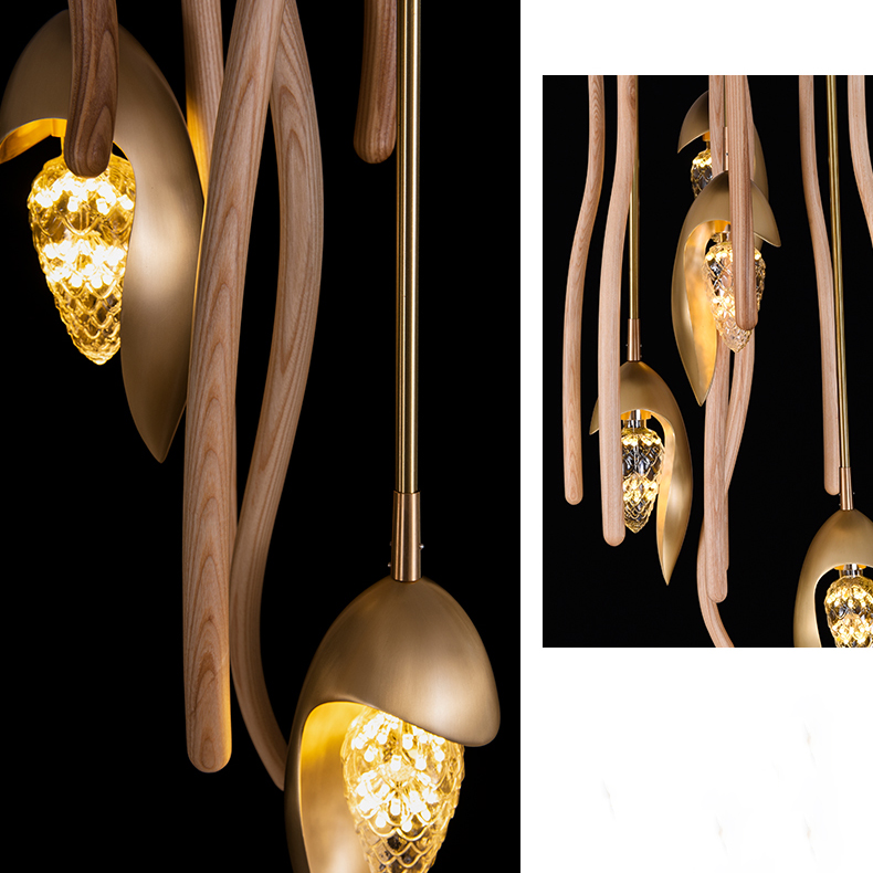 Потолочный светильник TUSKET MORE L5 Dark brown by ImperiumLoft