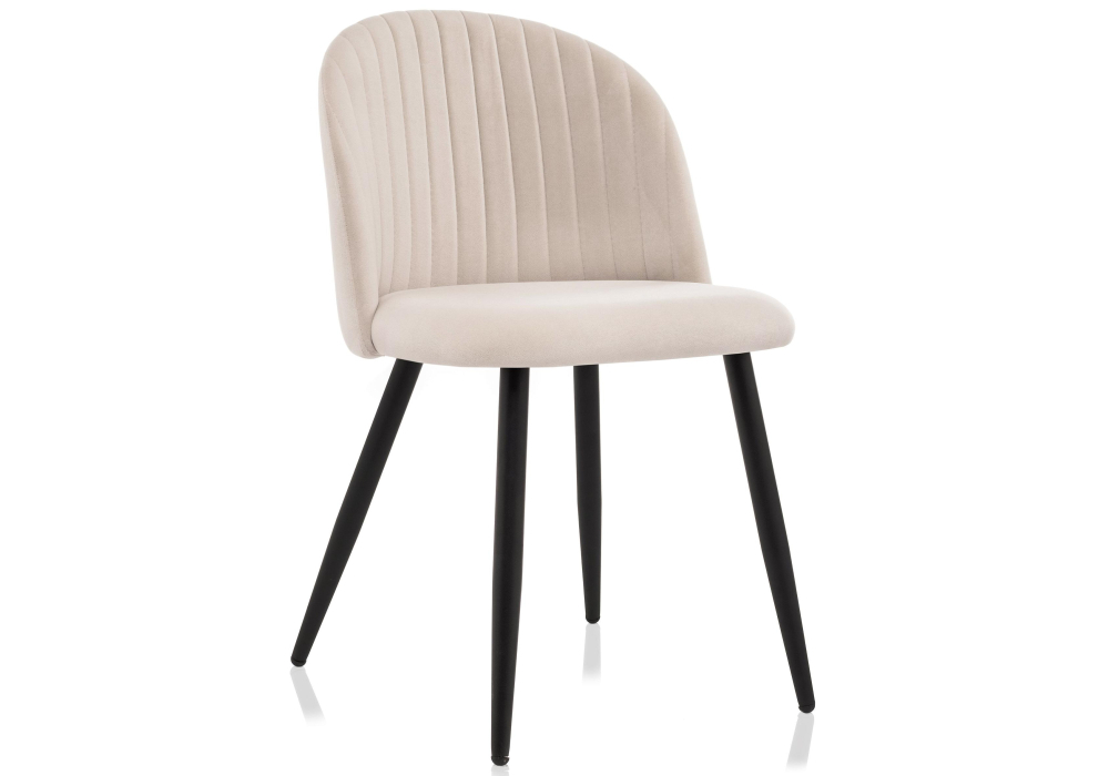 Стул Woodville Gabi 1 beige / black 15086