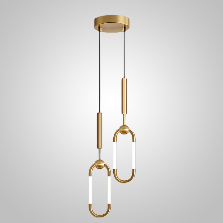 Подвесной светильник FINNUR DUO C H30 Brass by ImperiumLoft