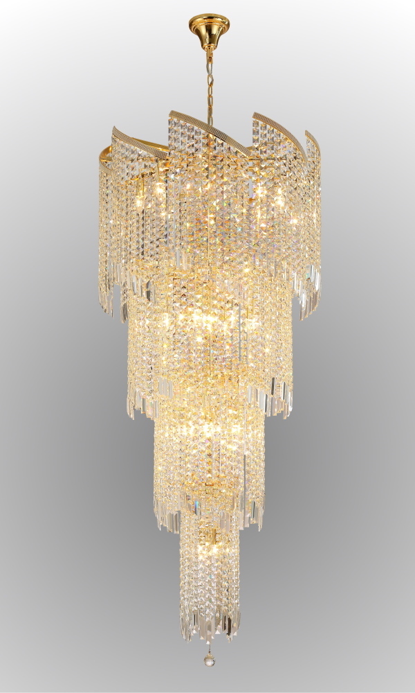 Люстра Crystal Lux GRANDE SP25 D800 GOLD