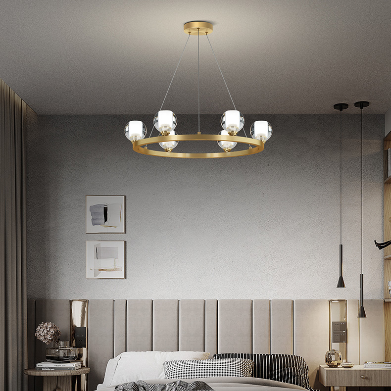 Подвесная люстра ILIANA CH D80 Brass by ImperiumLoft