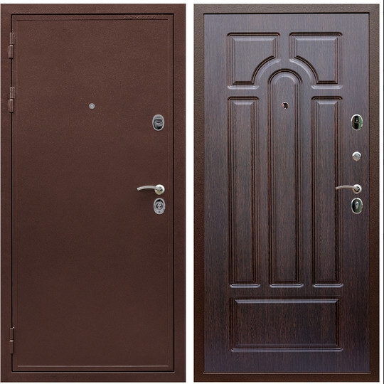 Дверь входная Graf Престиж 2 Антик медь / МДФ 6 мм ФЛ-58 Венге