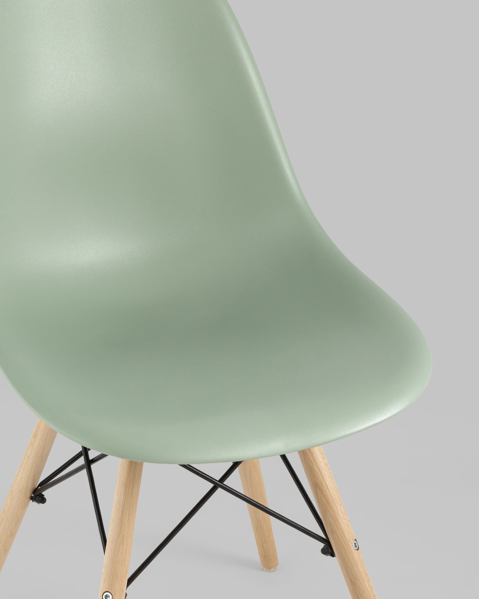 Стул DSW серо-зеленый x4 Stool Group
