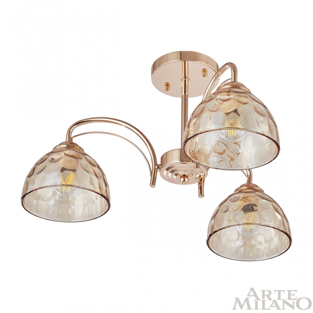 Люстра потолочная с плафонами 332366/3 FGD Arte Milano