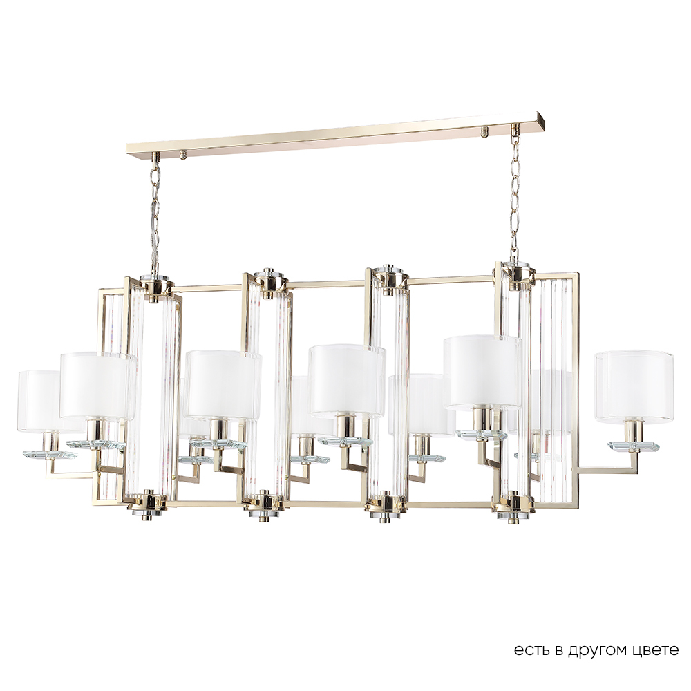 Люстры Crystal Lux NICOLAS SP10 L1300 GOLD/WHITE