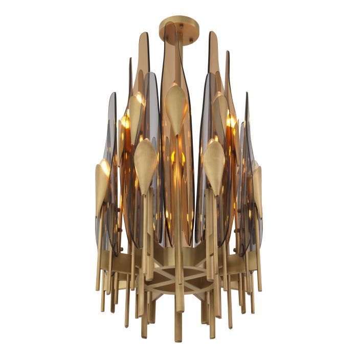 Люстра Eichholtz Sky vertical antique brass finish 115138