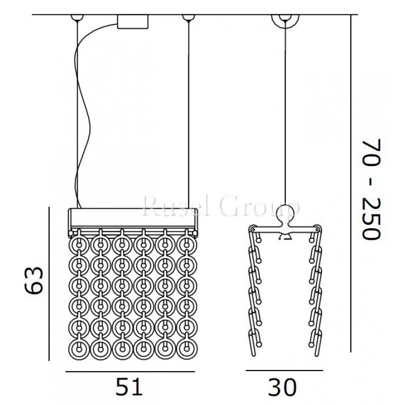 Подвесной светильник de MAJO CHERIE S3