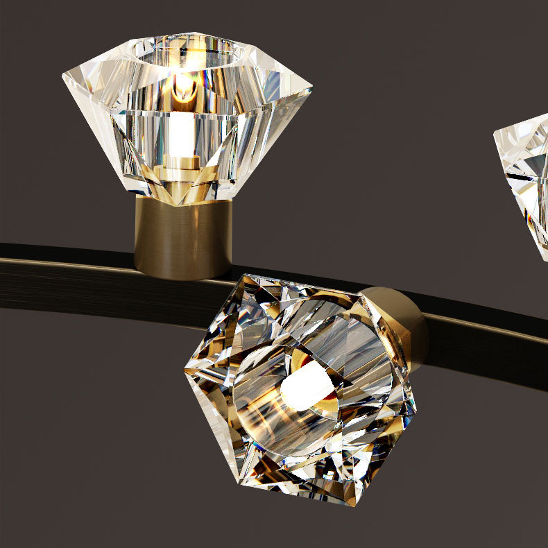 Подвесная люстра KENDRA CH D83 Black Brass by ImperiumLoft