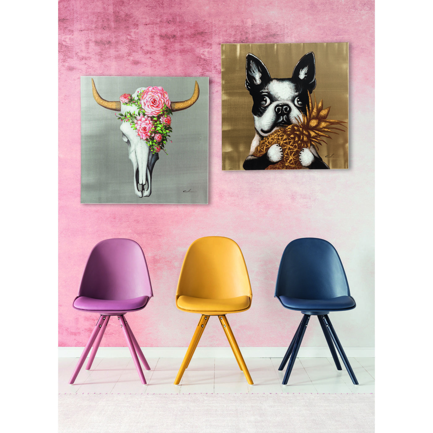 Картина Dog with Pineapple 60442 KARE