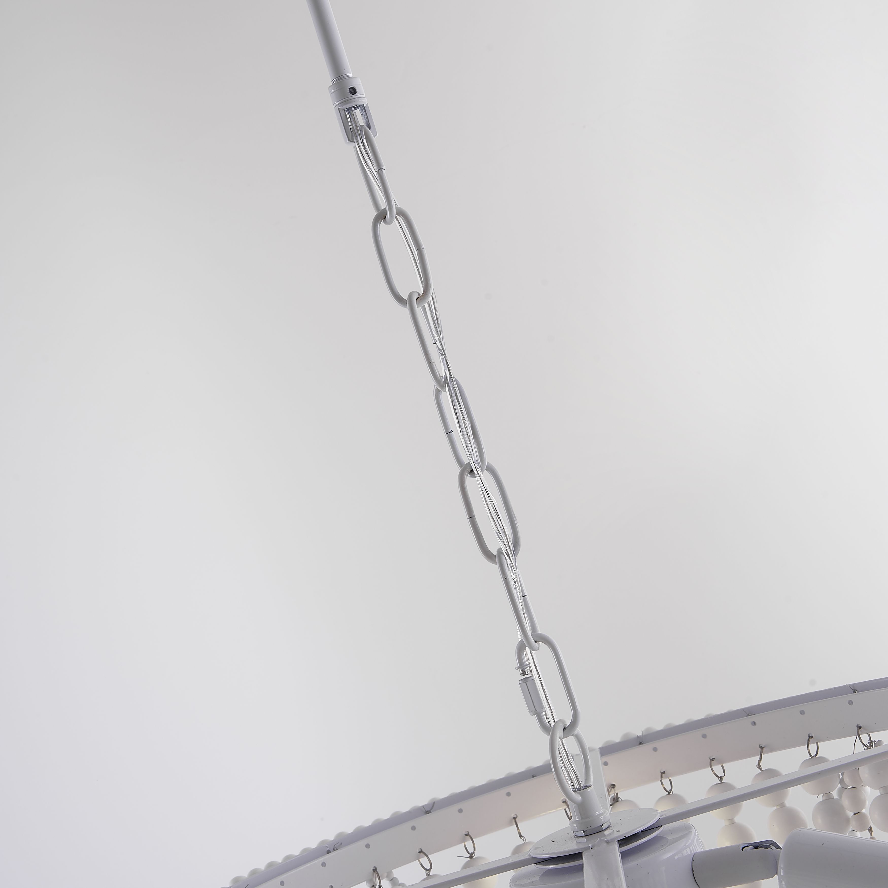 Люстра RH Anselme White Wood Weathered Chandelier by ImperiumLoft