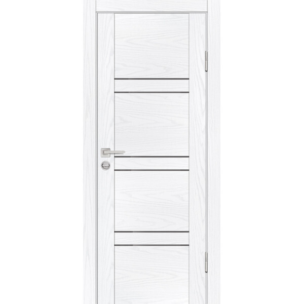 Межкомнатная дверь Graf PSM-6 серый лакобель Дуб скай белый (2000 х 700)