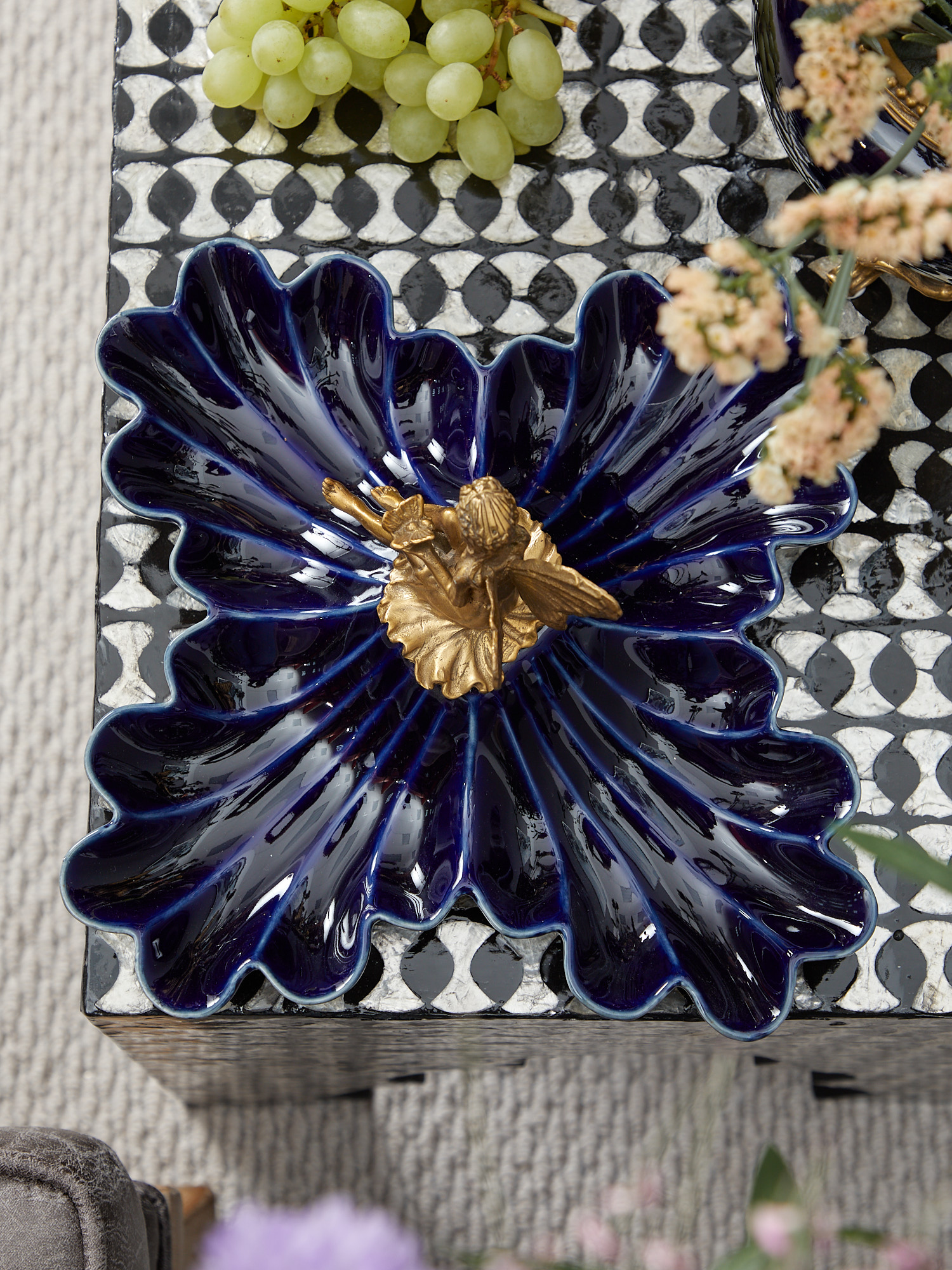 Менажница с ангелом сидит Glasar C451/U16