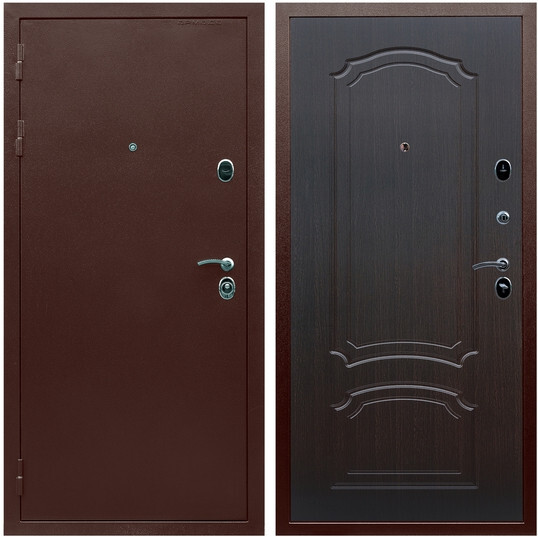 Дверь входная Graf Люкс ТП-70 Антик медь / МДФ 6 мм ФЛ-140 Венге