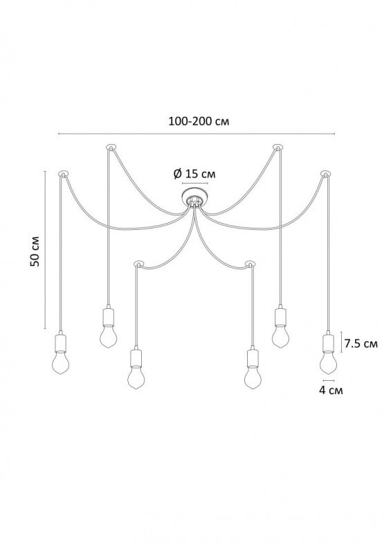 Подвесная люстра Arte Lamp A4322SP-6RD