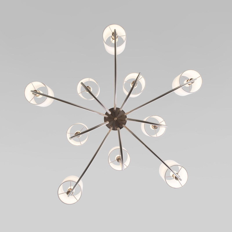 Подвесная люстра Eurosvet 60164/10 никель Smart