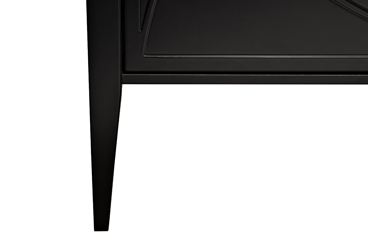 Комод черный с ящиками Garda Decor 151SV-00001
