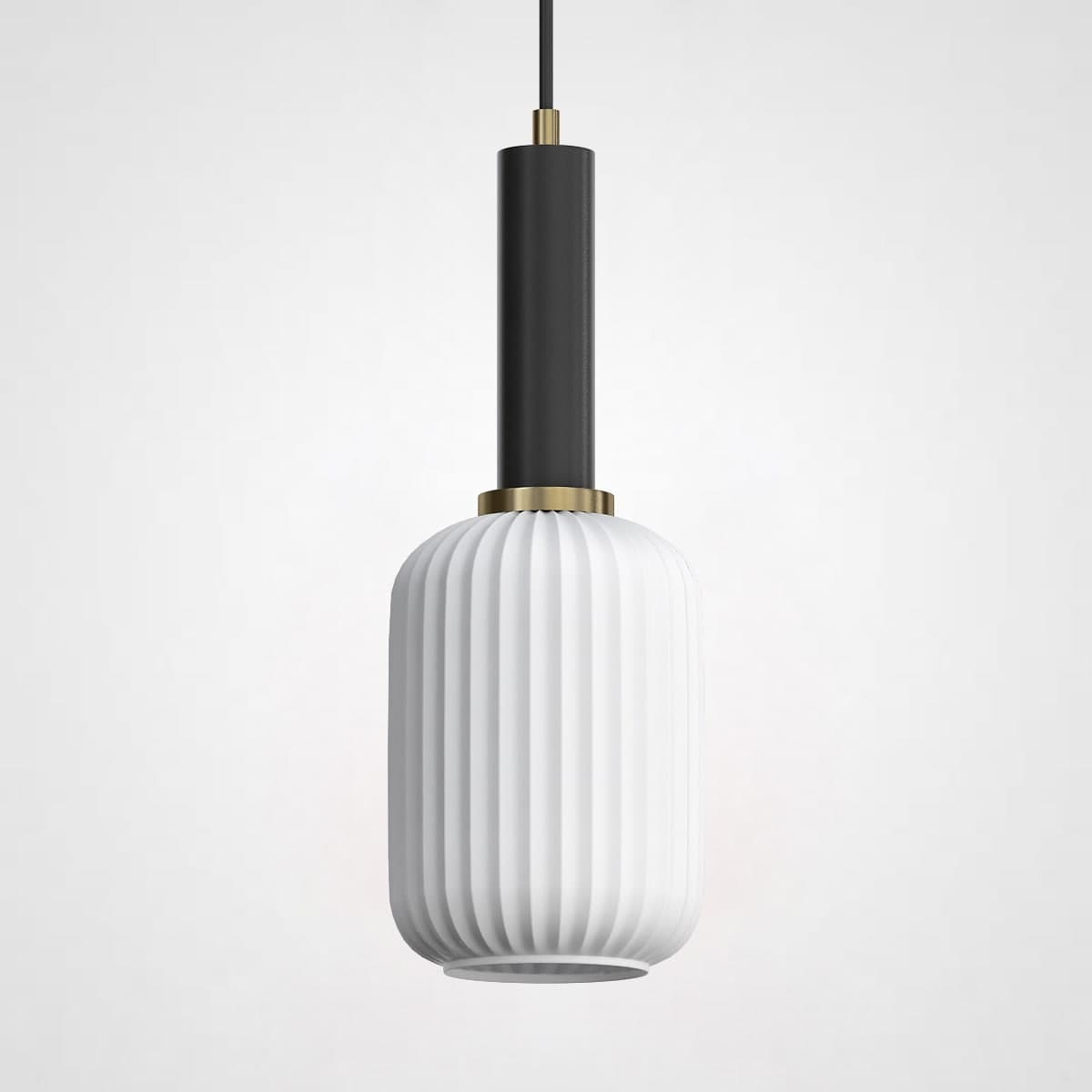 Подвесной светильник Ferm Living chinese lantern A Black / White by ImperiumLoft
