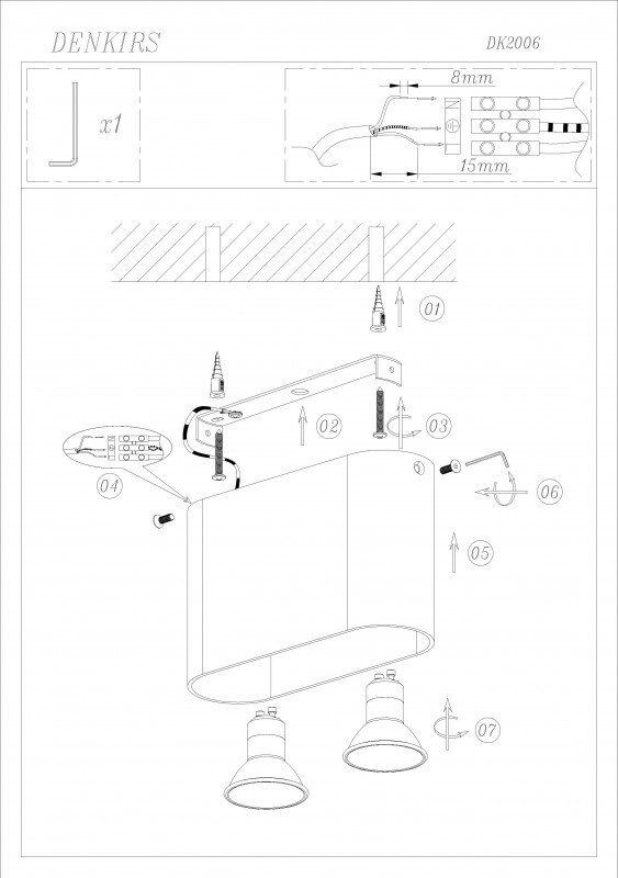 Накладной светильник Denkirs DK2006-OR
