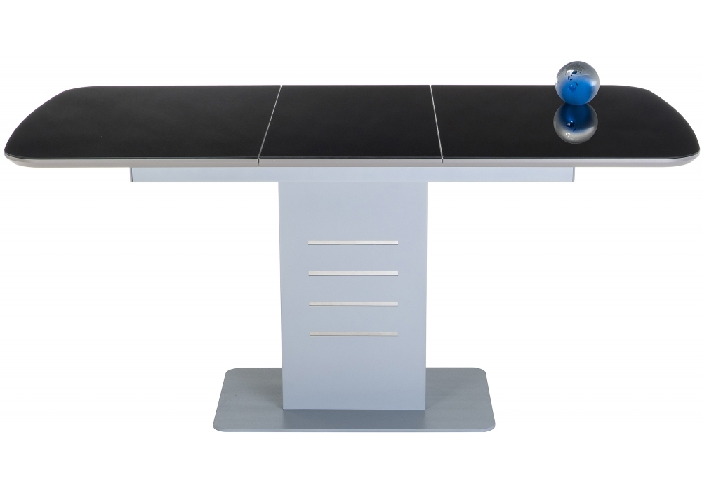 Стол Woodville Кейтлин серый / черный 462086