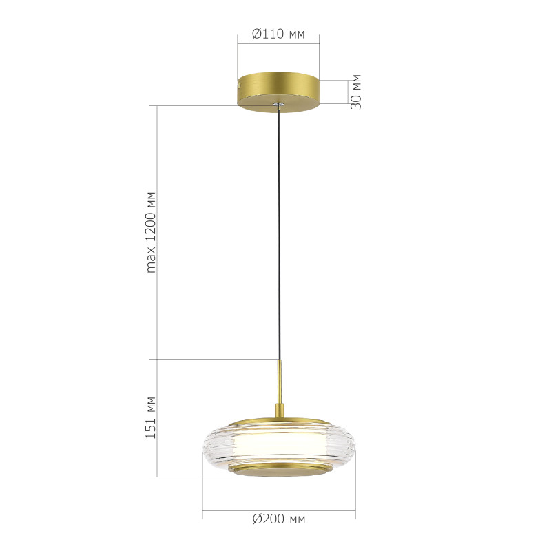 Подвесной светильник ST-Luce SL6239.203.01