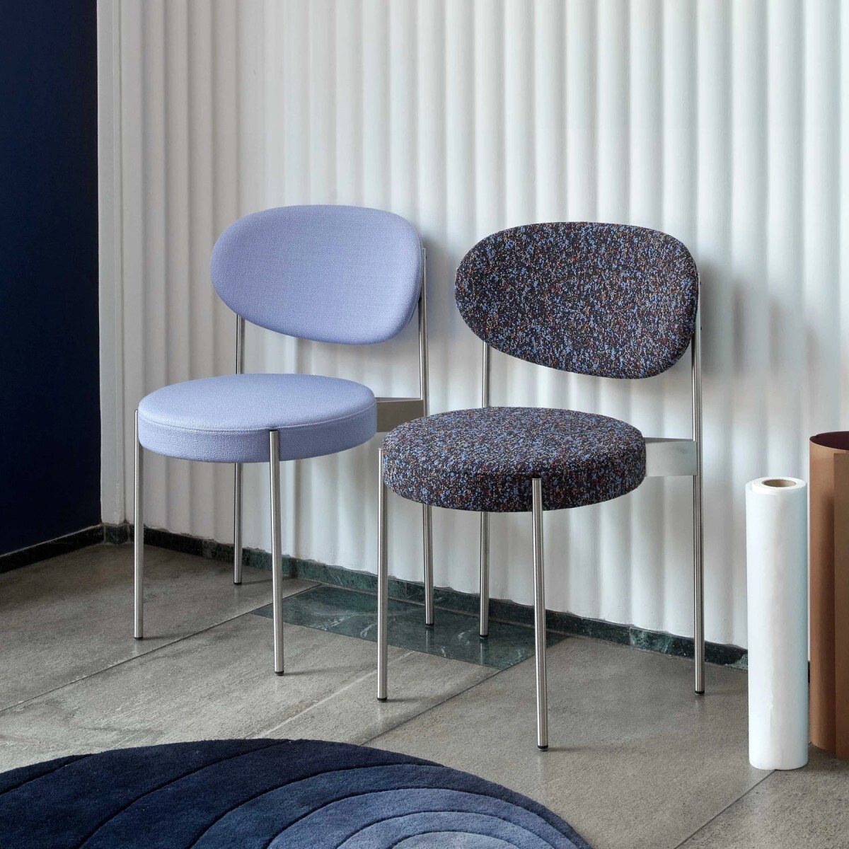 Обеденный стул Verpan 430 BRUSHED STEEL