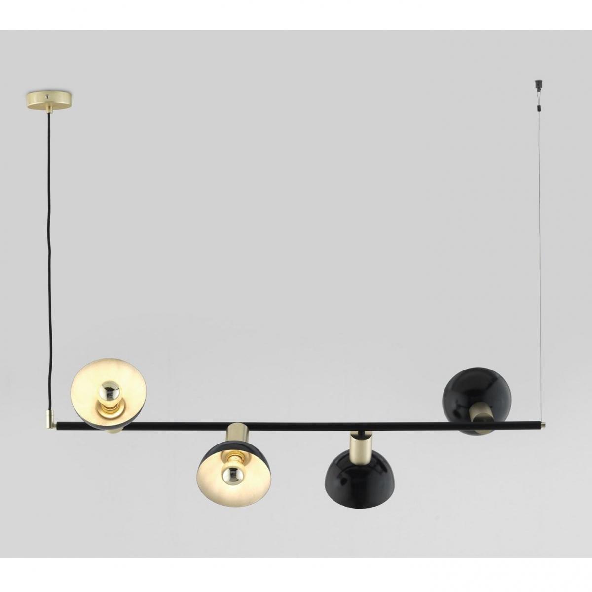 Подвесной светильник Ohlala черный - латунь (плафоны не в комплекте) Aromas del Campo