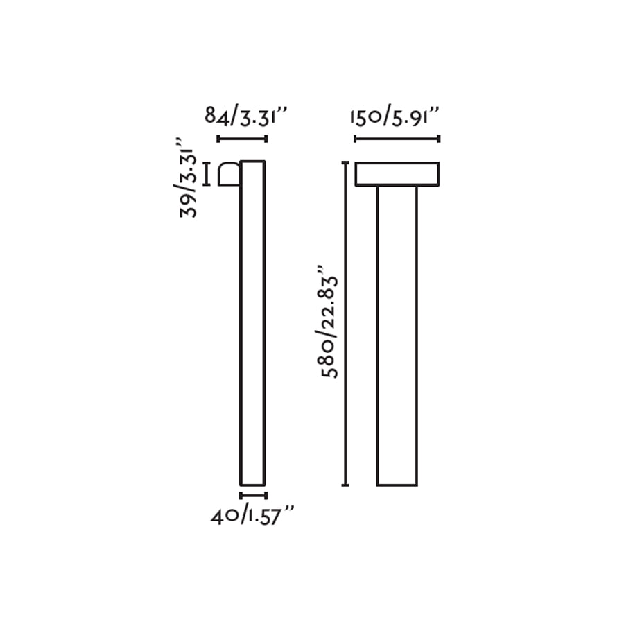 Черная проблесковая лампа Balic H600 2700-3000-4000K Faro