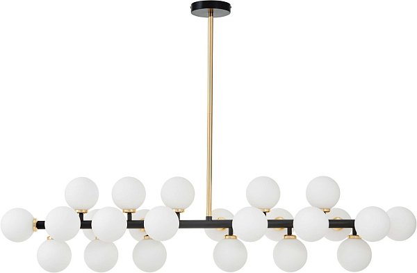 Потолочная люстра Lumina Deco LDP 6033-24 BK+GD