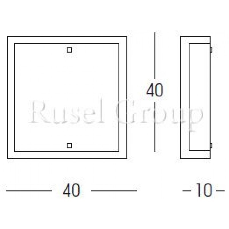 Настенно-потолочный светильник Linea Light Nove99 71202