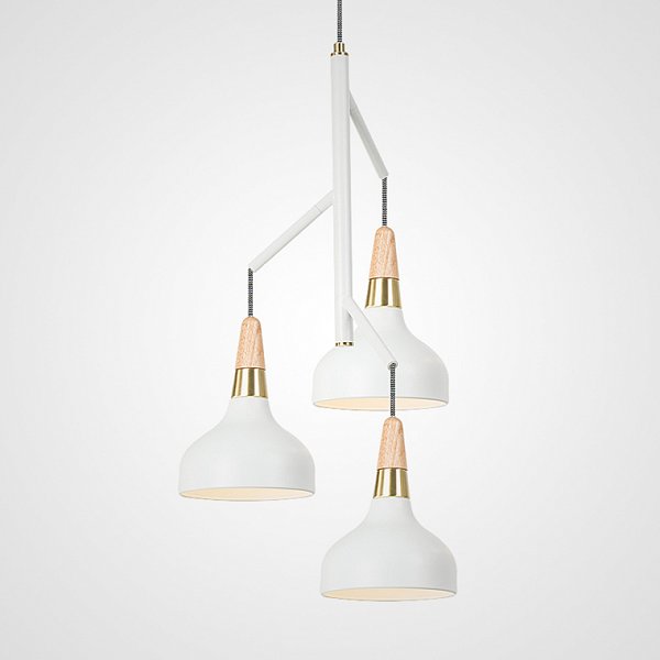 Люстра на штанге OPLAND CH D37 White by ImperiumLoft
