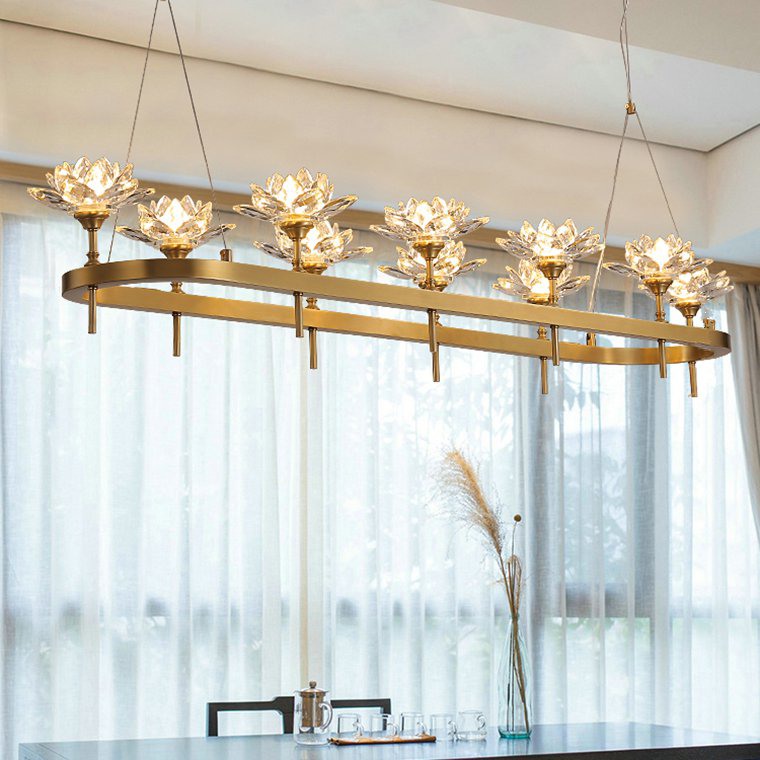 Подвесная Люстра Lotos Long 8 By Imperiumloft