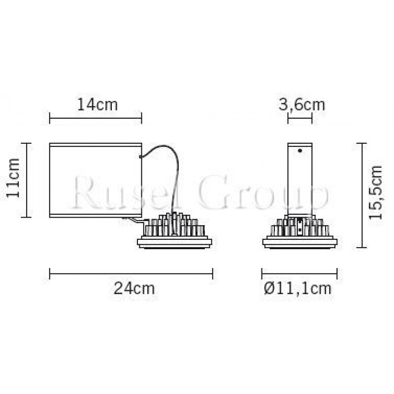 Настенно-потолочный светильник Fabbian Orbis D70 G03 15 Настенно-потолочный светильник Fabbian Orbis D70 G03 15