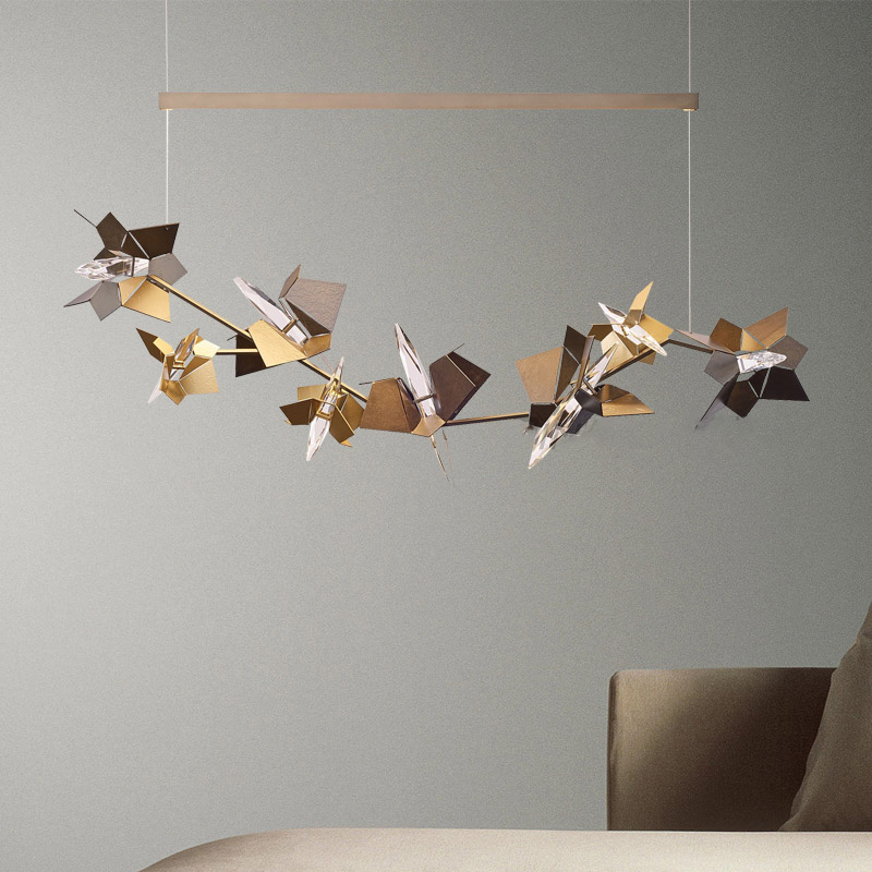Подвесной светильник BERGAMO L120 Bronze by ImperiumLoft