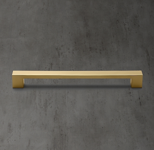 Ручка-скоба Restoration Hardware Atelier L.10.2 Lac.Burnished Brass