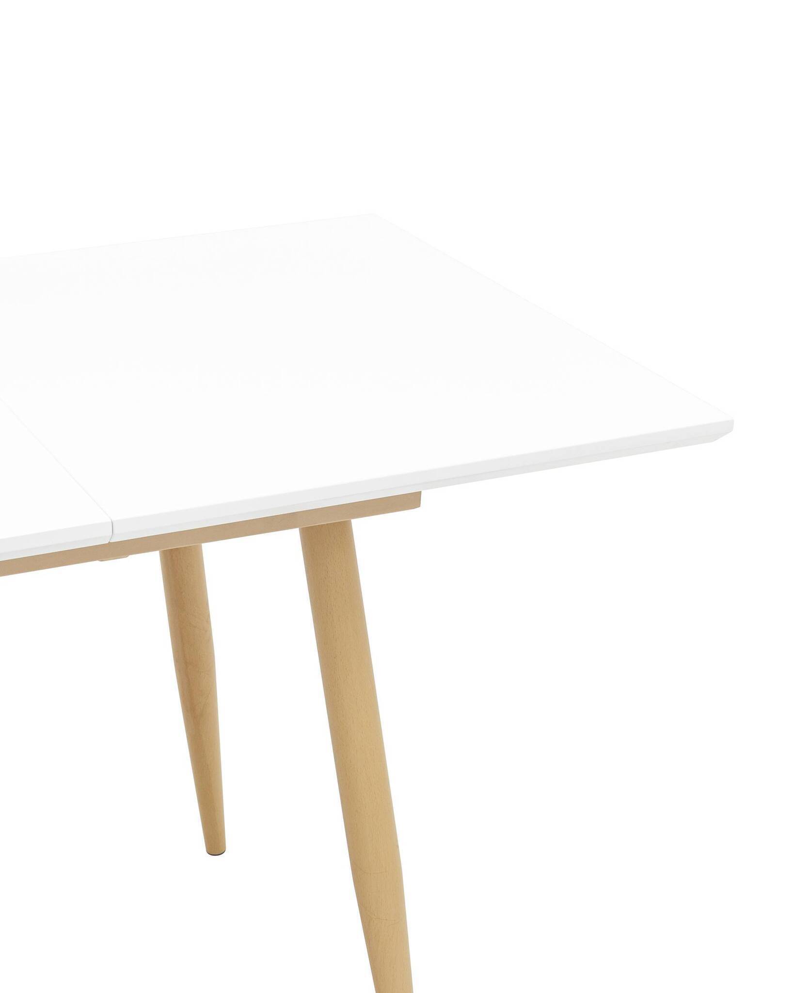 Стол обеденный Стокгольм раскладной 120-160*80 белый Stool Group