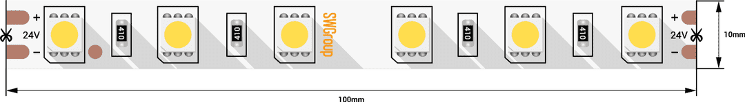 Лента светодиодная SWG SWG560-24-14.4-WW-M