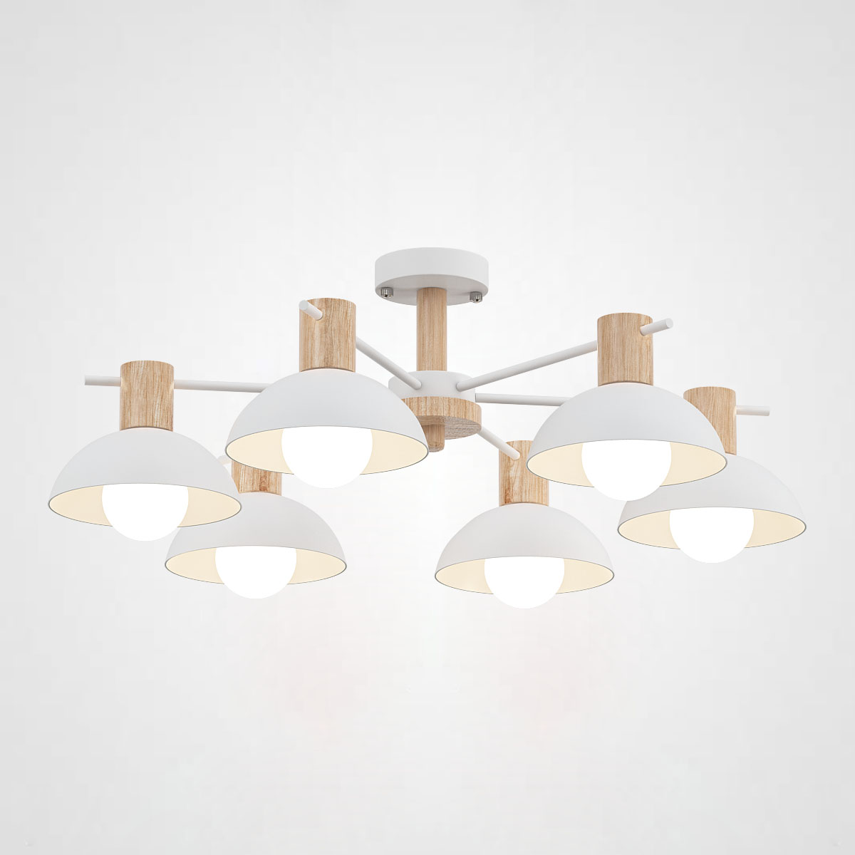 Люстра на штанге DOS D68 White by ImperiumLoft