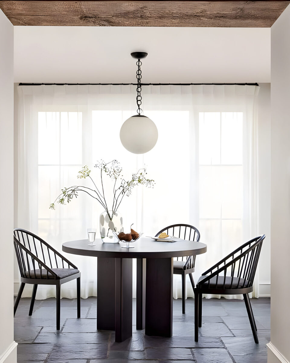 Черный подвесной светильник Мэйси Louvre Home LHLPN110324SWL