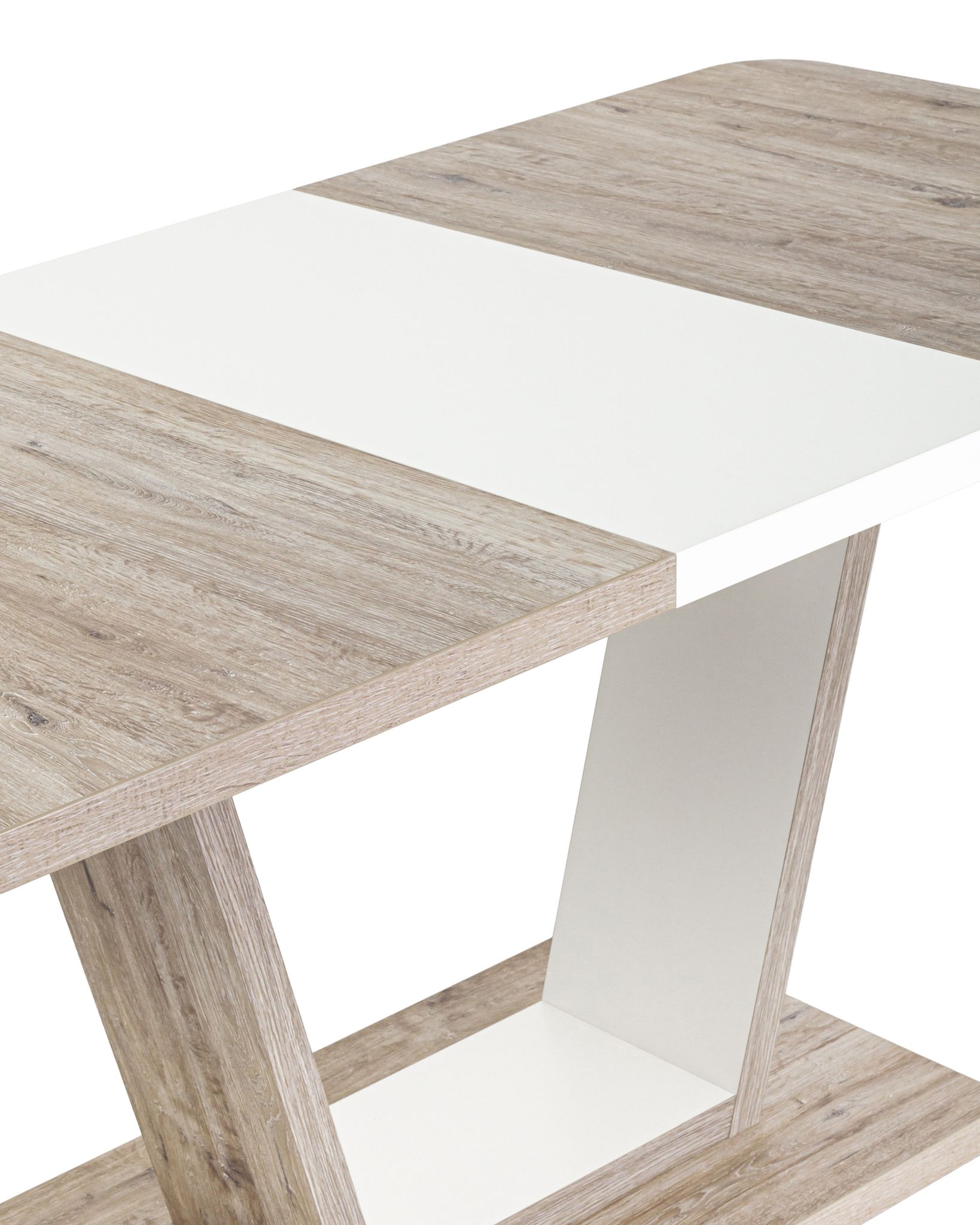 Стол Vector 120-160*80 дуб анкона/белый Stool Group