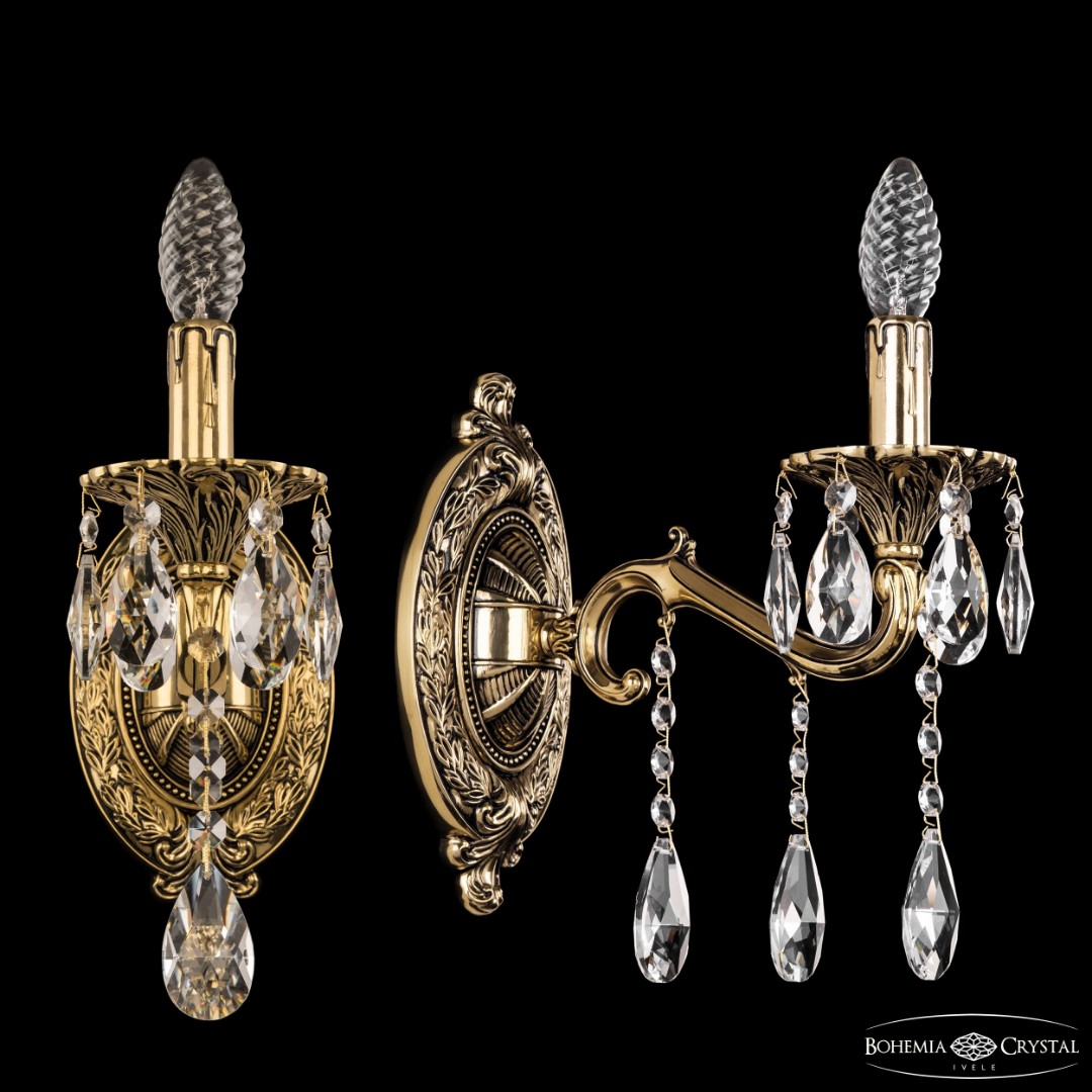Бра бронзовые с хрусталём 7202B10/1/175 A GB