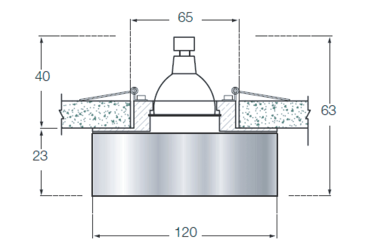 Встраиваемый светильник Donolux DL018B