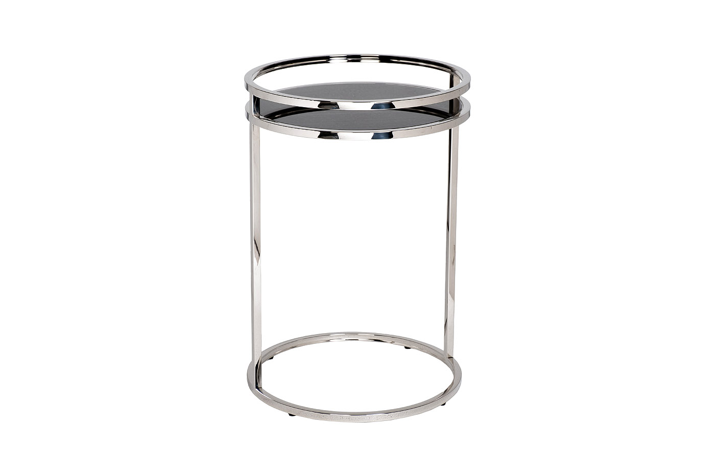 Столик журнальный черное стекло/хром Garda Decor 47ED-07900