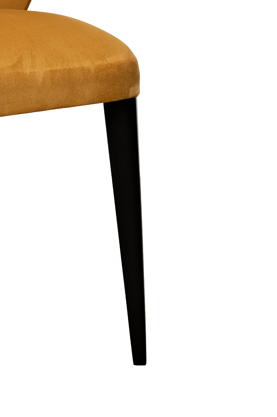 Стул велюровый горчичный Garda Decor UNICO-Colto22-ORANG