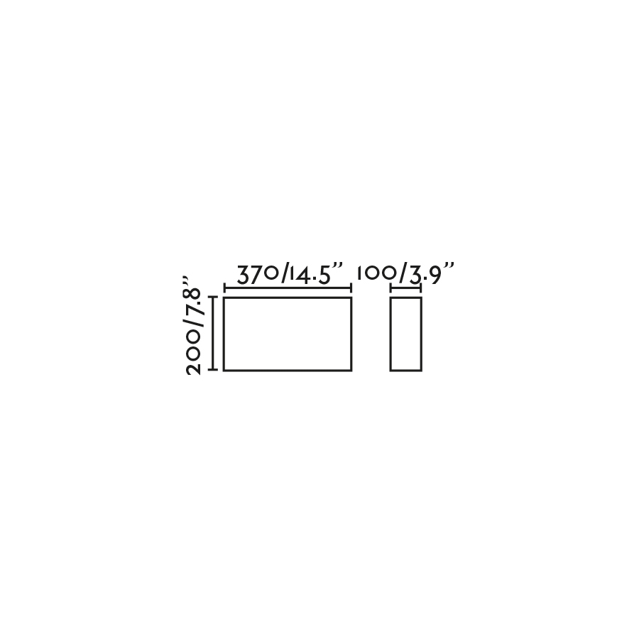 Горизонтальный настенный светильник Otton RCT из джута 2л 375x200x105 Faro