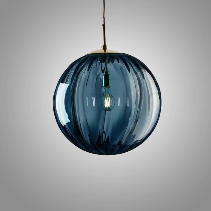 Подвесной светильник ASKA D150 Blue by ImperiumLoft